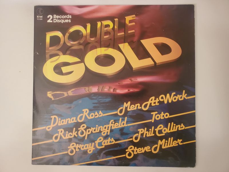 Diana Ross,Rick Springfield,Stray Cats,Men At Work,Toto,Phil Collins,Steve Miller Double Gold vinyl record